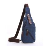Men's Washed Outdoor Street Chest Bag, CHEST BAG - BG201 - Image 2