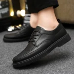 Men's shoes, new style, business casual leather shoes, Boot Shoes – LM5023 - Image 3