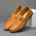 Men's business Korean style casual versatile shoes slip-on, Loafer – LM1039 - Image 2