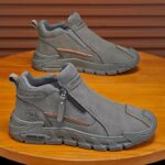 New Style Side Zipper Men's Shoes, Sneaker- LM2095 - Image 2