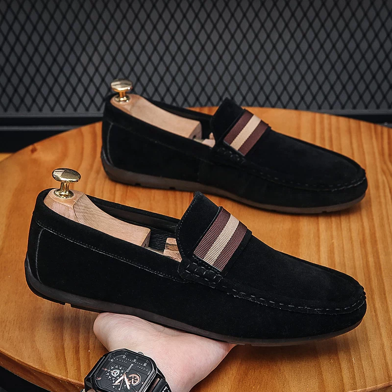 O1CN014yRDGG2MQWxhDvryD_!!2119109822.jpg_ Men’s Loafers New Arrival, Casual Business Style, Trendy Soft-Soled Driving Shoes, Loafer – STLM1034 - Image 1